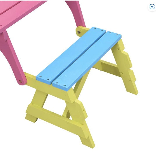 3-in-1 Multi-Functional Kids' Activity Set – Transforming Table & Bench Set