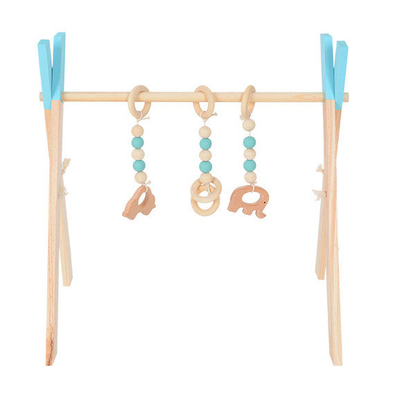 Nordic Eco-Wooden Baby Play Gym & Sensory Activity Frame