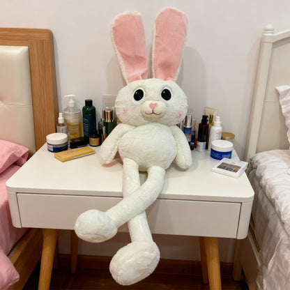 Long-Eared Snuggle Bunny – Ultra-Soft Plush Toy & Nursery Pillow (95cm)