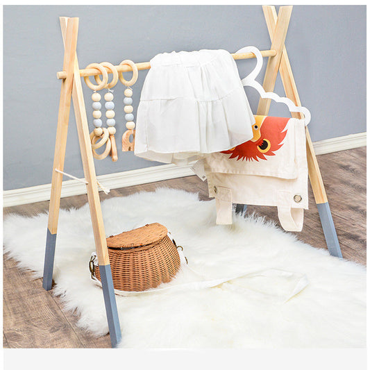 Nordic Eco-Wooden Baby Play Gym & Sensory Activity Frame