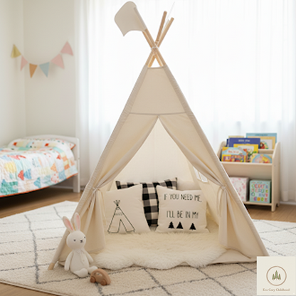 Kids Teepee Tent – Foldable Playhouse for Cozy Nursery & Playtime