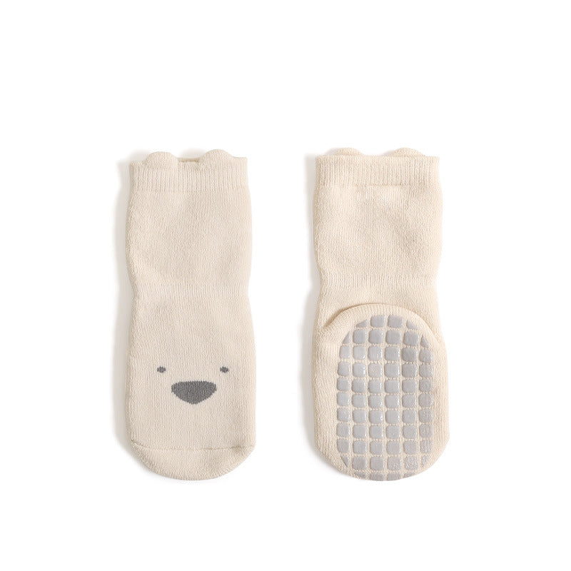 Cozy Animal Friends – Combed Cotton Terry Socks