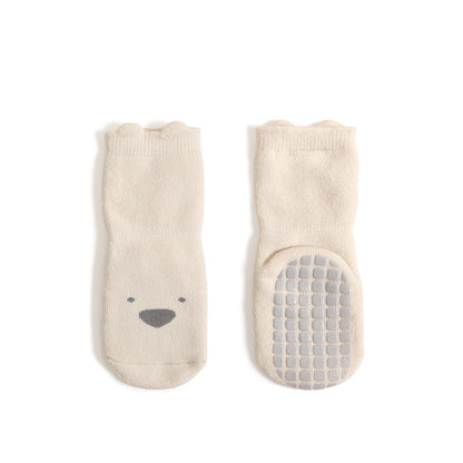 Cozy Animal Friends – Combed Cotton Terry Socks