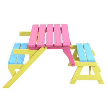 3-in-1 Multi-Functional Kids' Activity Set – Transforming Table & Bench Set