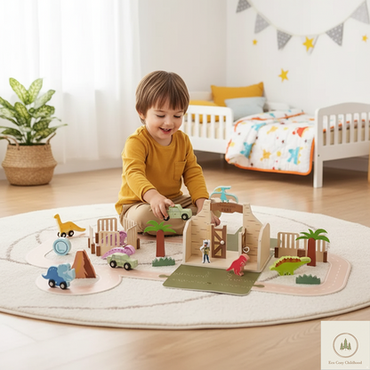36-Piece Wooden Train Set – Educational Toy for Kids