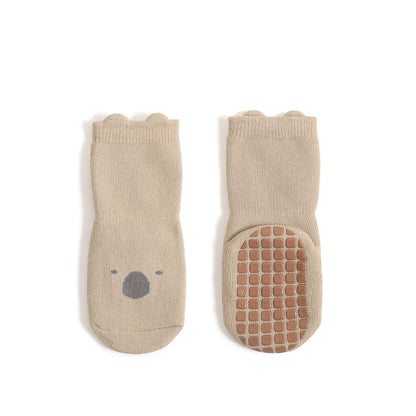 Cozy Animal Friends – Combed Cotton Terry Socks