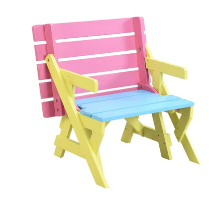 3-in-1 Multi-Functional Kids' Activity Set – Transforming Table & Bench Set