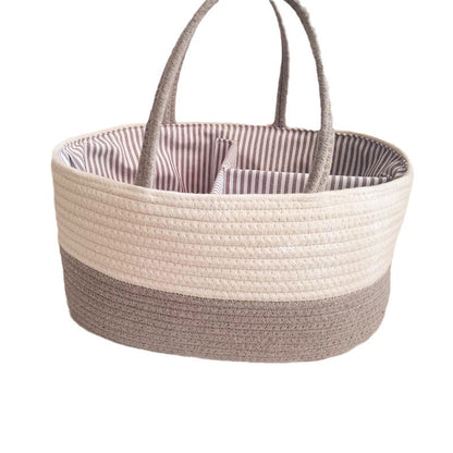 Minimalist Woven Picnic & Nursery Storage Basket