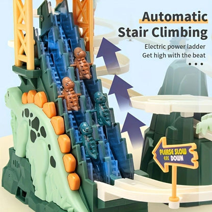 Dinosaur Mountain Expedition – Electric Rail Car & Roller Coaster Set