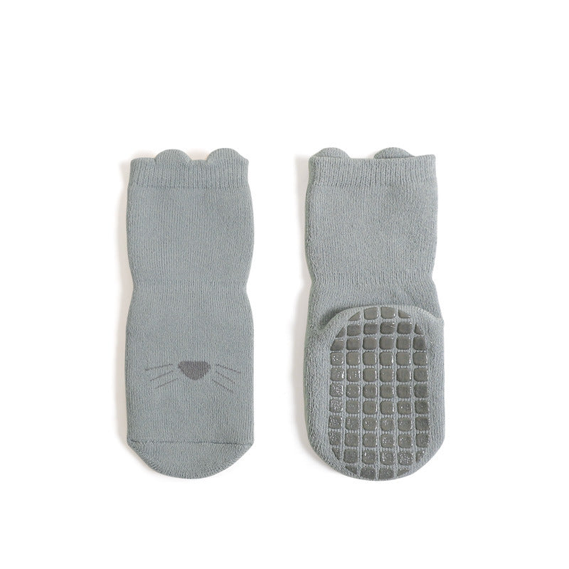 Cozy Animal Friends – Combed Cotton Terry Socks