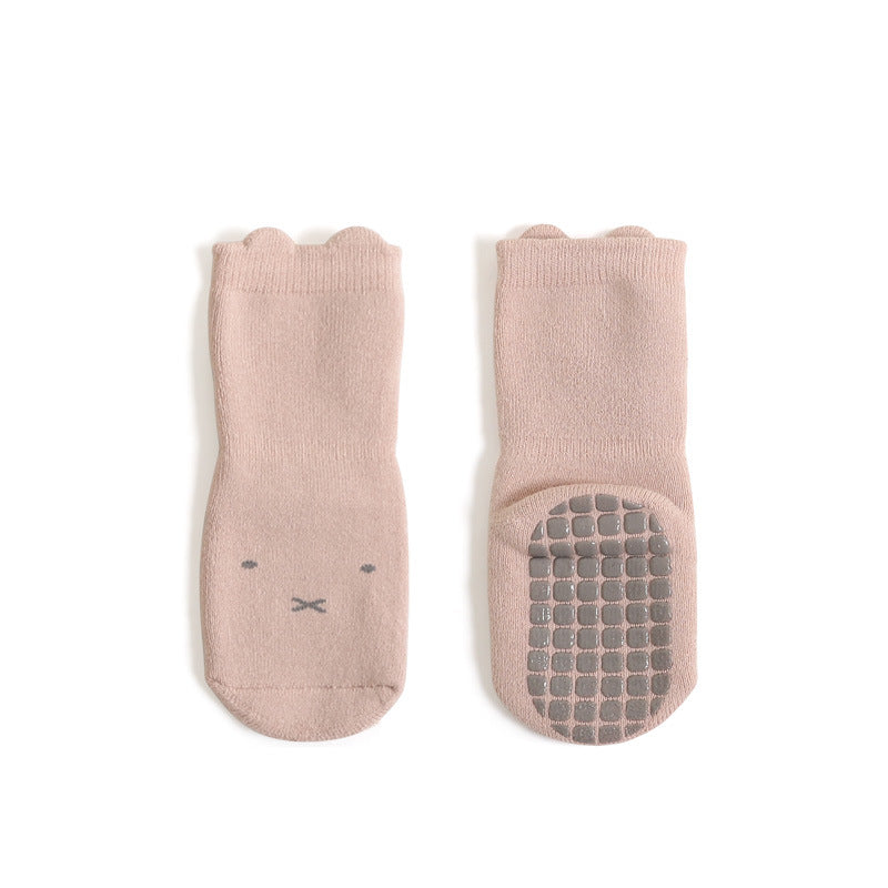 Cozy Animal Friends – Combed Cotton Terry Socks