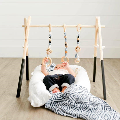 Nordic Eco-Wooden Baby Play Gym & Sensory Activity Frame
