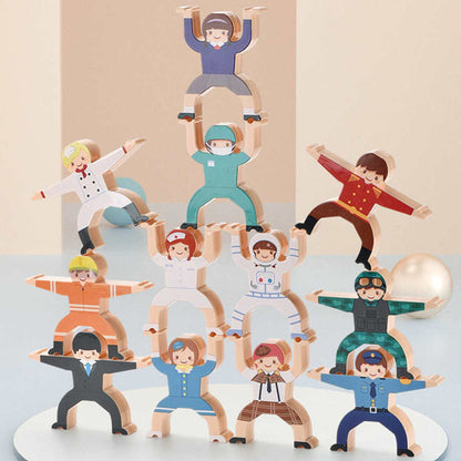 Pastel Sensory Building Blocks – Large 3D Stacking Set