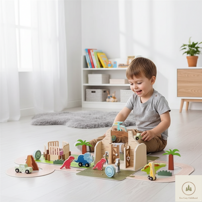 36-Piece Wooden Train Set – Educational Toy for Kids