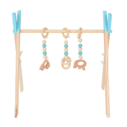 Nordic Eco-Wooden Baby Play Gym & Sensory Activity Frame