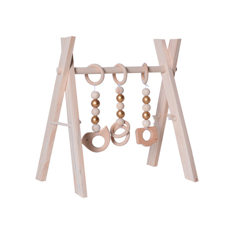 Nordic Eco-Wooden Baby Play Gym & Sensory Activity Frame