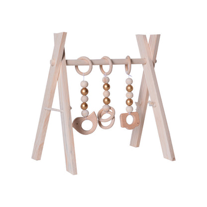 Nordic Eco-Wooden Baby Play Gym & Sensory Activity Frame