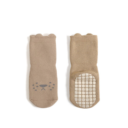 Cozy Animal Friends – Combed Cotton Terry Socks
